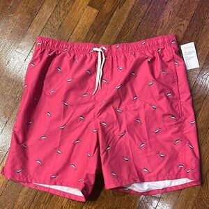 Brand new swim trunks w mesh lining